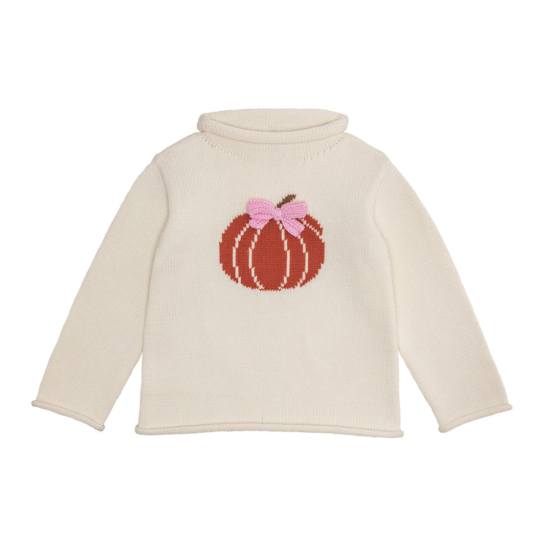 Pumpkin bow sweater