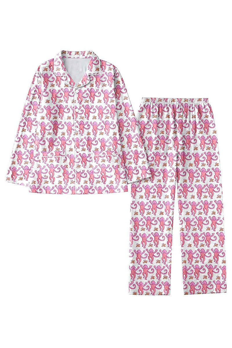 Monkey Pajama Pant Set