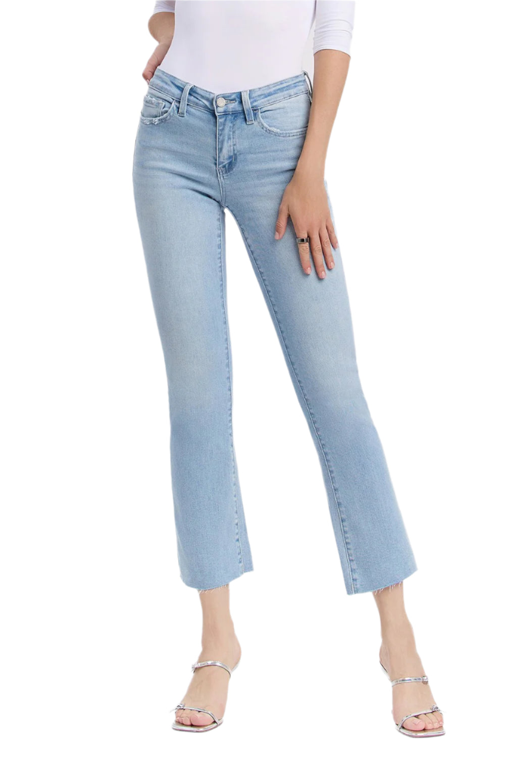 Step into style with the Miranda Bootcut Jean. These jeans feature a classic bootcut fit that will flatter your figure while providing a comfortable and versatile option for everyday wear. Dress them up or down, these jeans are a must-have for any wardrobe.