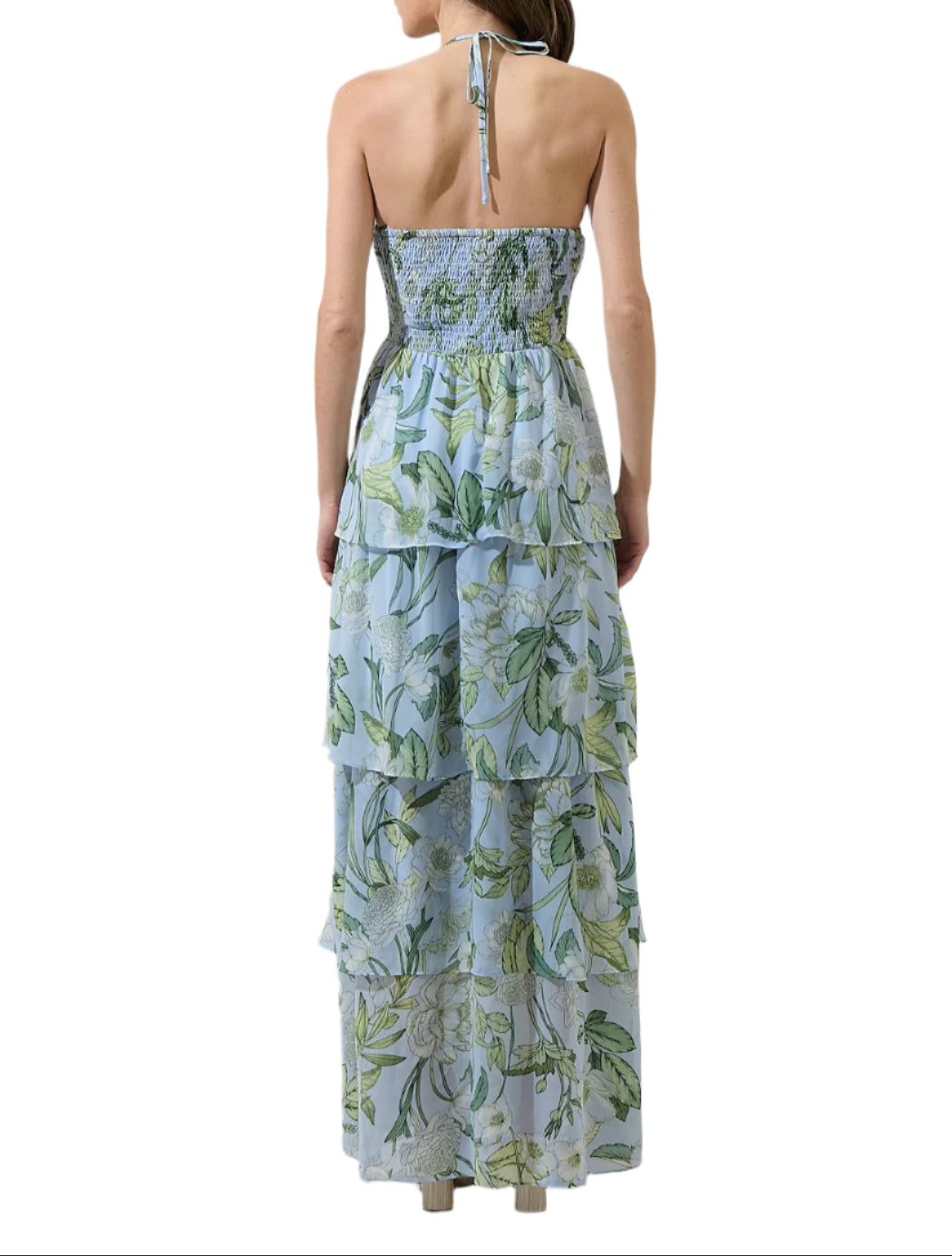 Serenade Bloom Tiered Maxi Dress