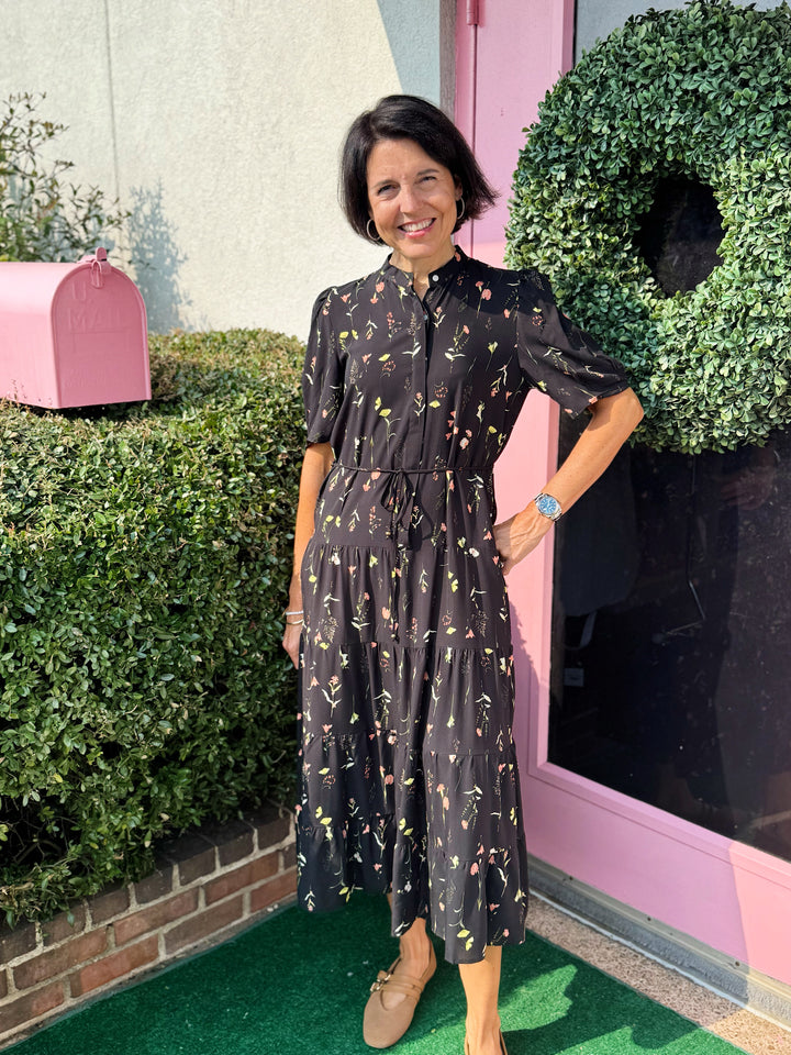 Lori Floral Midi Dress