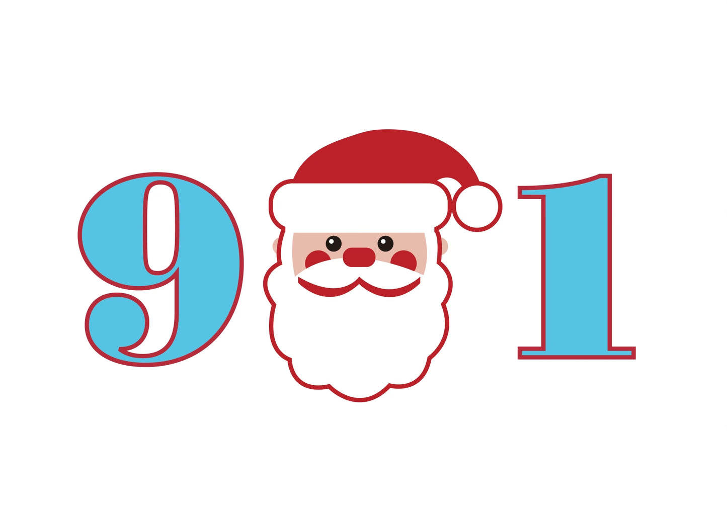 Santa 901 Wine Cups - Blue/Red
