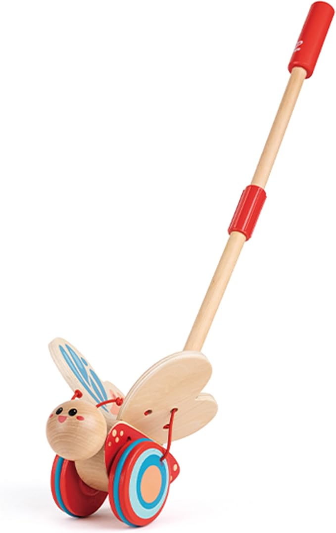Wooden Butterfly Push & pull