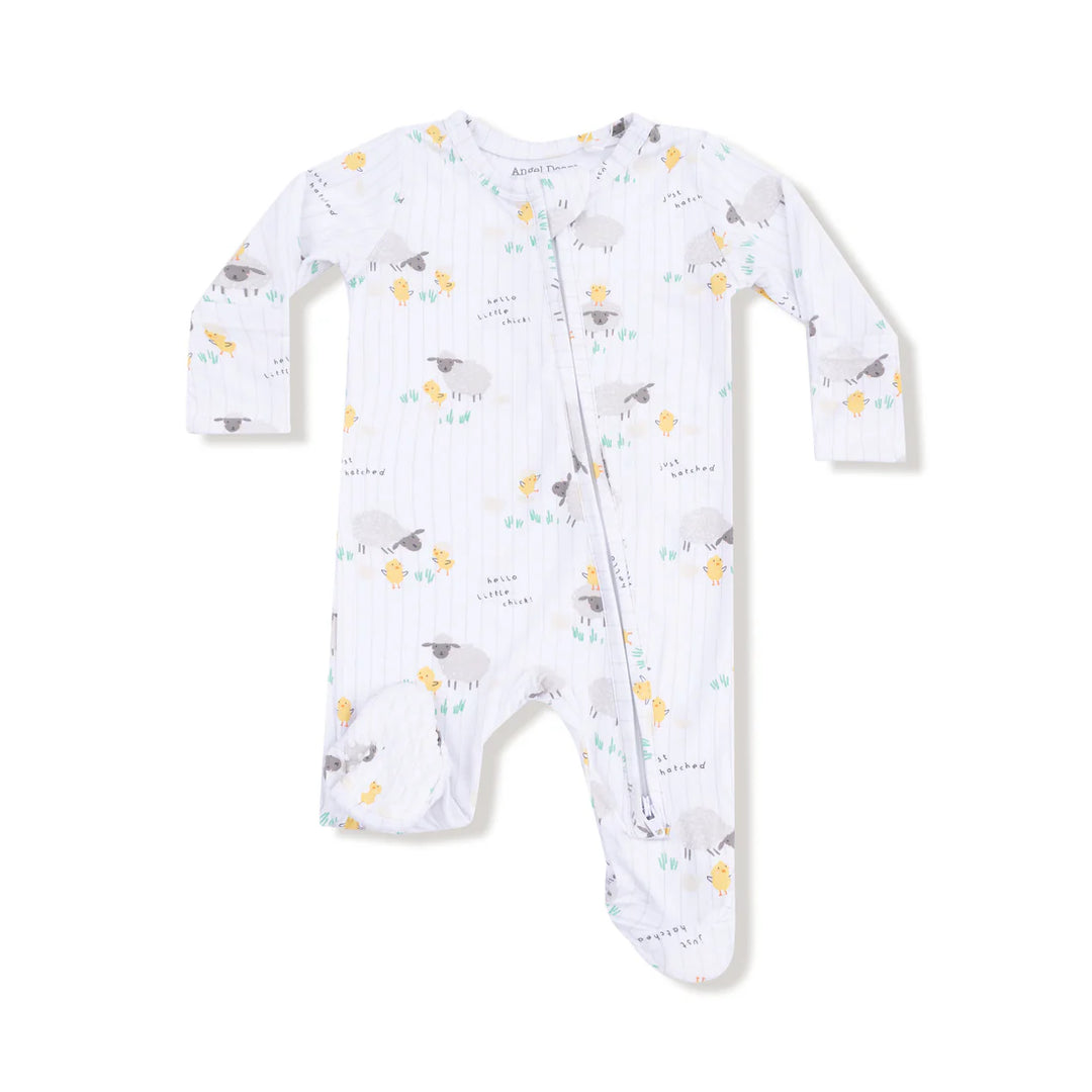 Just Hatched 2 Way Zipper Footie