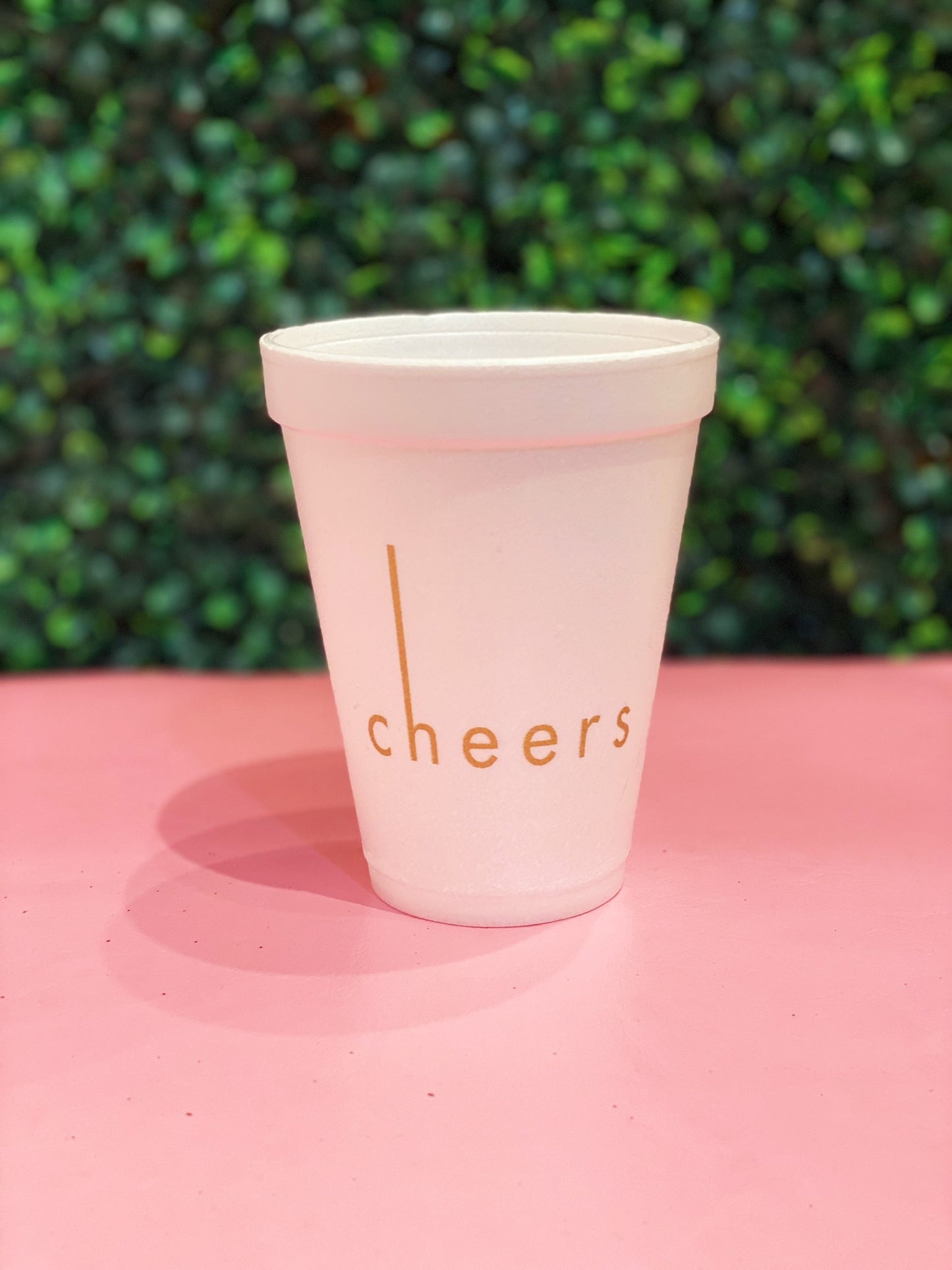 Cheers 12oz Foam Cups by Pickering Boxwood