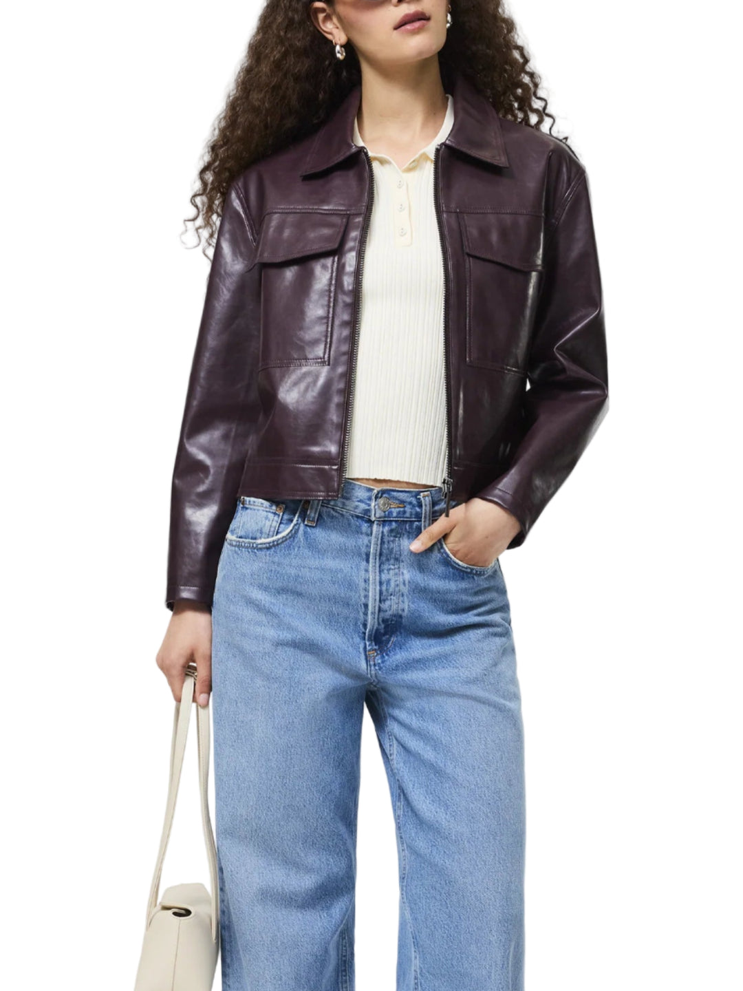 Kayleigh Vegan Leather Jacket