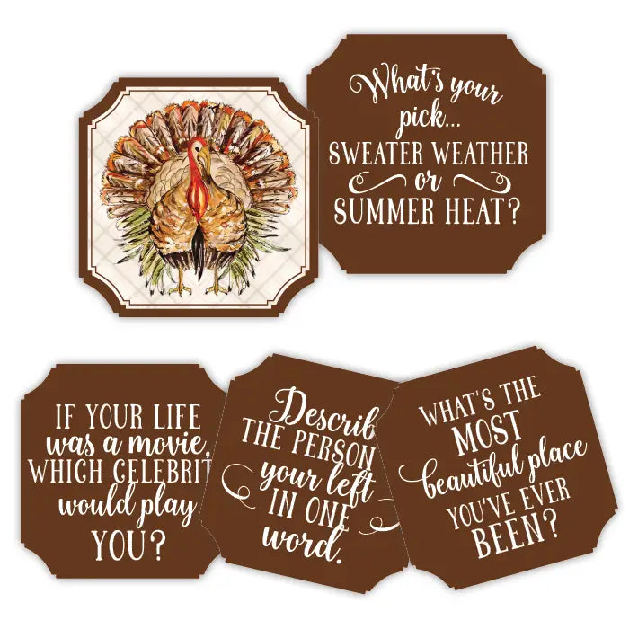 Turkey Conversation Coasters