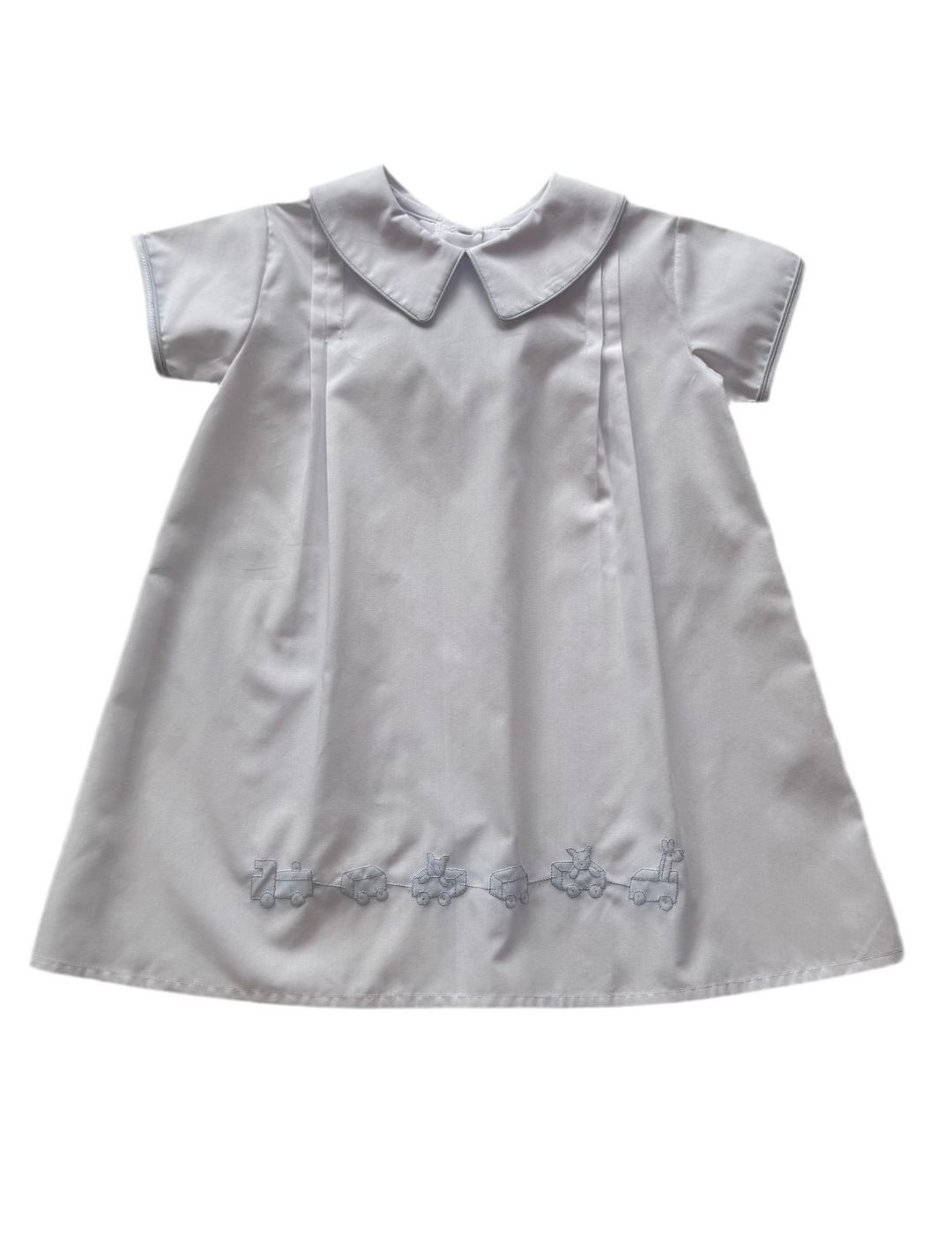 Pleated Daygown with Collar by Auraluz