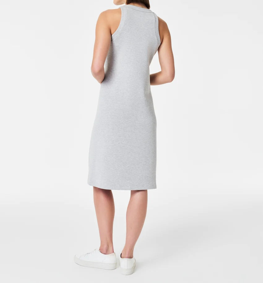 AirEssentials Midi Tank Dress in Light Grey Heather by Spanx