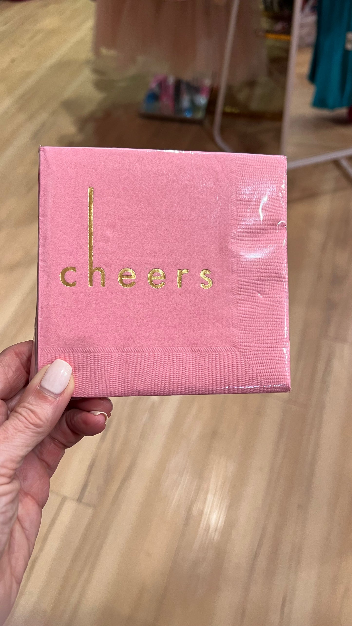 Cheers Napkins by Pickering Boxwood