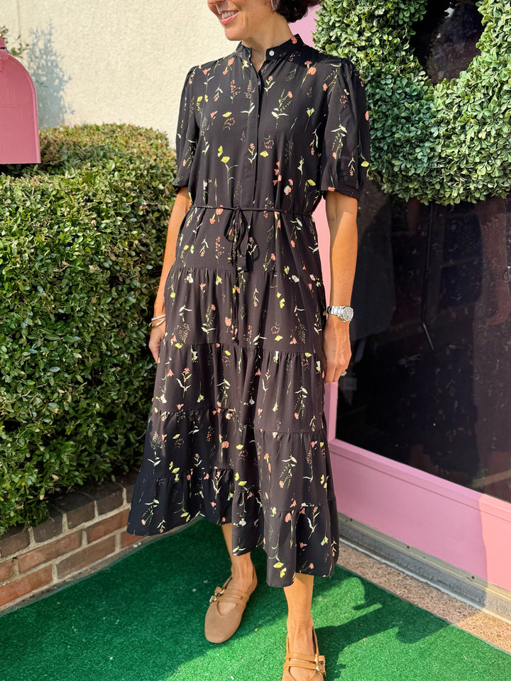 Lori Floral Midi Dress