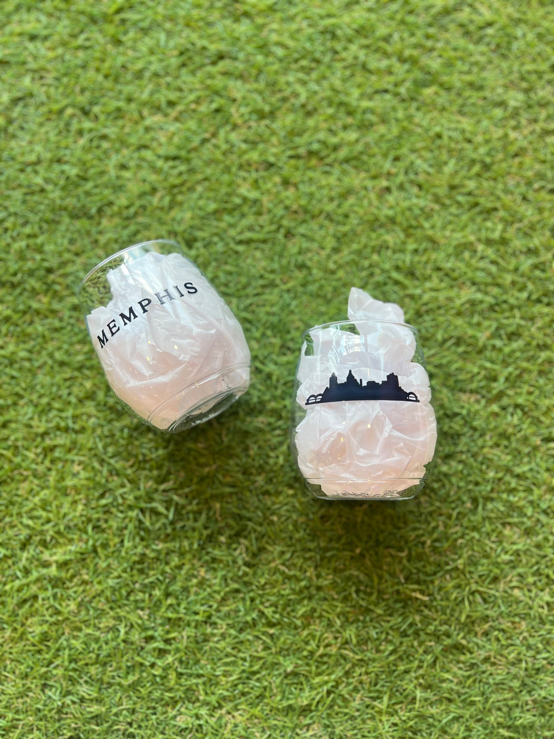 Memphis Bridge Wine Glasses
