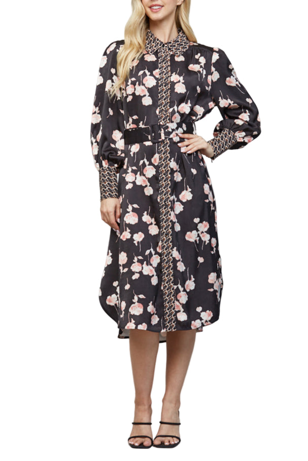 Carson Belted Midi Dress