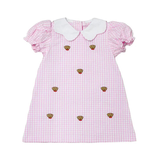 Pink lab dress