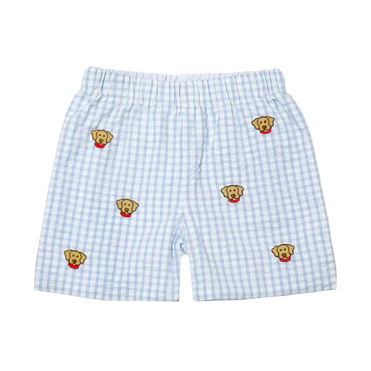 Blue lab short