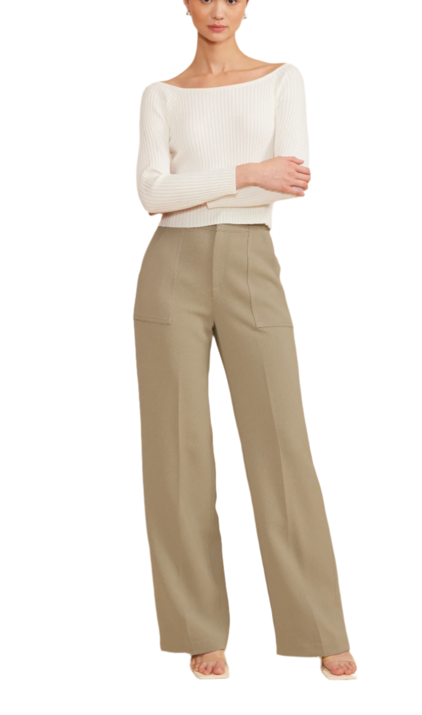 Wide-leg
Front pockets
Front zipper
Model wears a size small
This style fits true to size
97% POLYESTER, 3% SPANDEX
