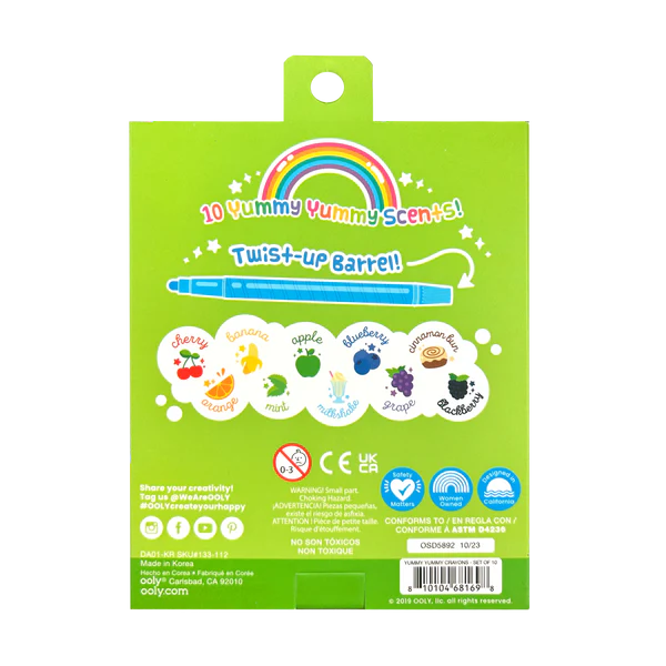 Yummy Yummy Scented Twist-Up Crayons