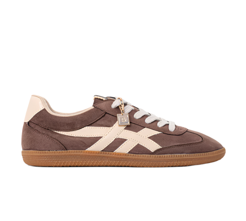 Sasha Brown Suede Sneaker