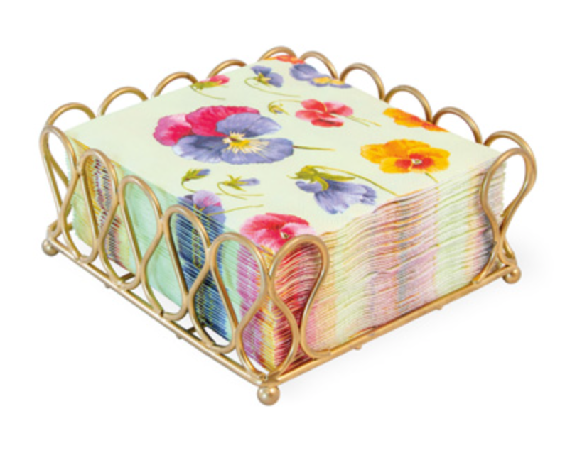 Ribbon Gold Cocktail Holder