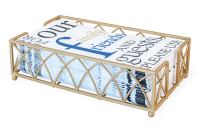 Arch Guest Matte Gold Napkin Holder