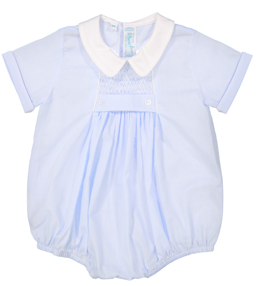 Chevron Smocked Bubble