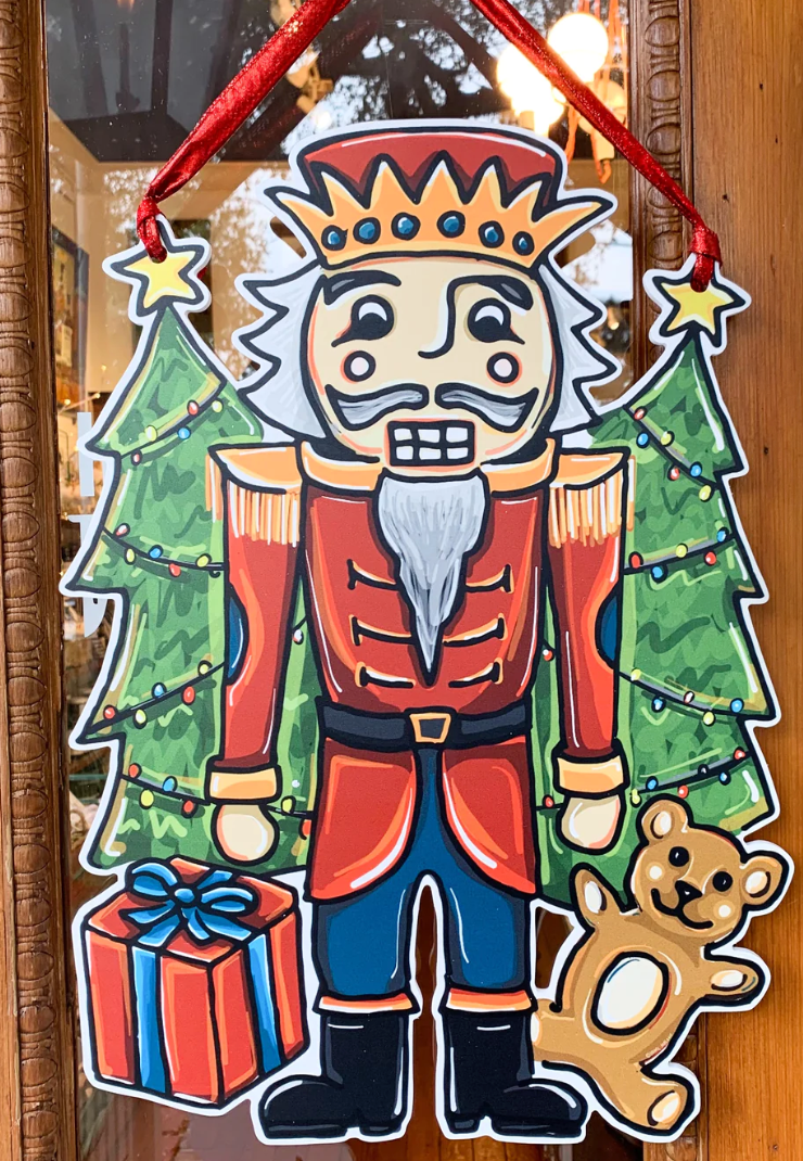 Nutcracker Door Hanger