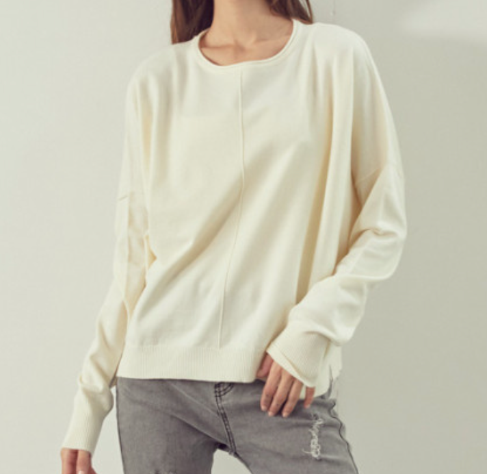 Izzy Ivory Soft Crew