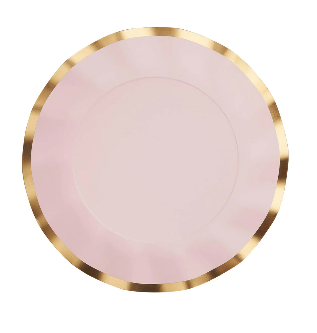 Blush Wavy Dinner Plate