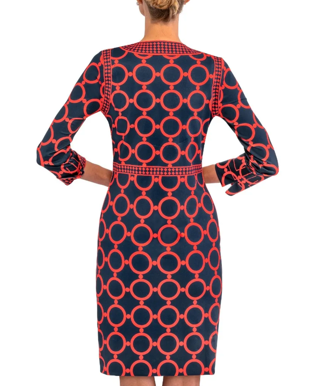 Dip & Dot Trimmed Up Dress by Gretchen Scott