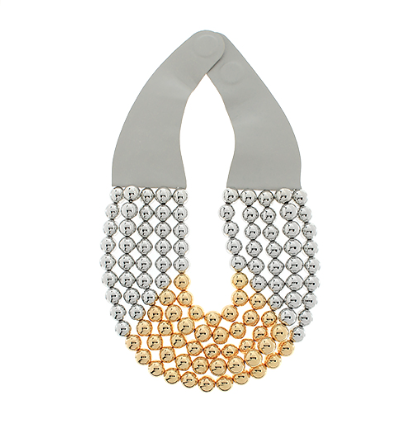 5 Row Gold/Silver Bead Necklace