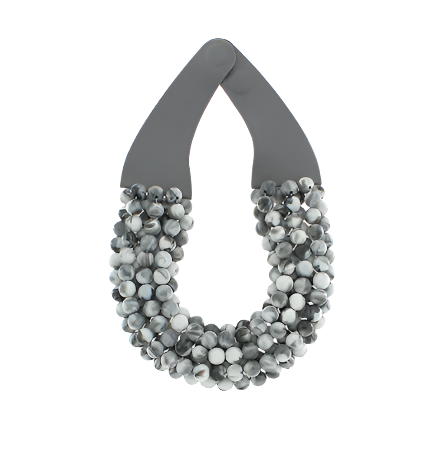 7 Row Glass Bead Necklace