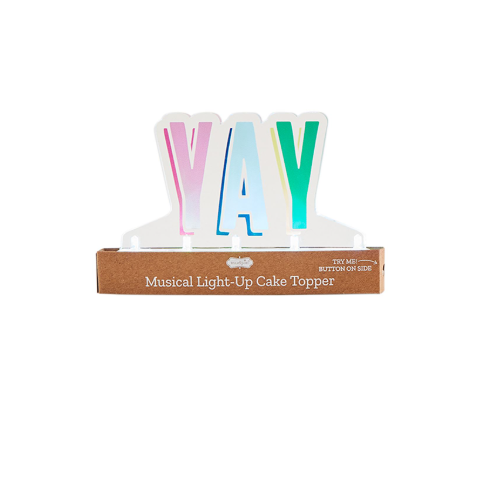 Musical LED Cake Topper