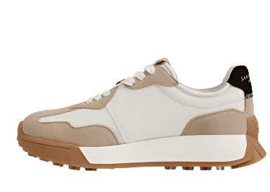 Inspired by cool vintage trainers, our Langley sneaker features a soft suede upper and cushy footbed.
Heel height: 1.5 inches
Your new shoes were made with custom-dyed materials. To maintain their vibrant color and prevent any color transfer, avoid contact with water and light-colored fabrics.
Platform Height: 1 inch
Toe: Round
Material: Leather & Other
Insole: Fabric