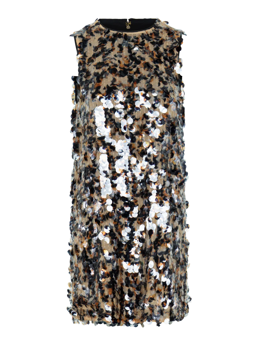 Tory Dress in Tortoise Shell by Emily McCarthy