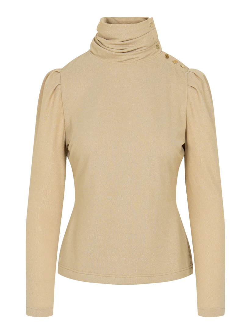 Tessa Top in Metallic Gold by Emily McCarthy