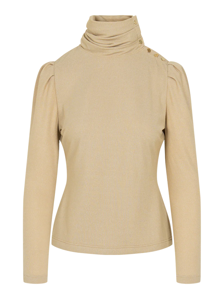 Tessa Top in Metallic Gold by Emily McCarthy