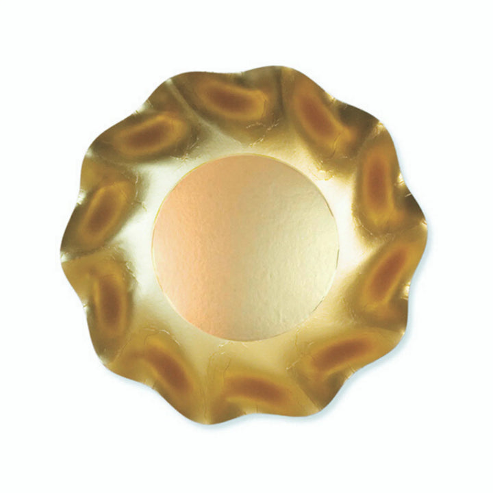 Satin Gold Wavy Tableware
