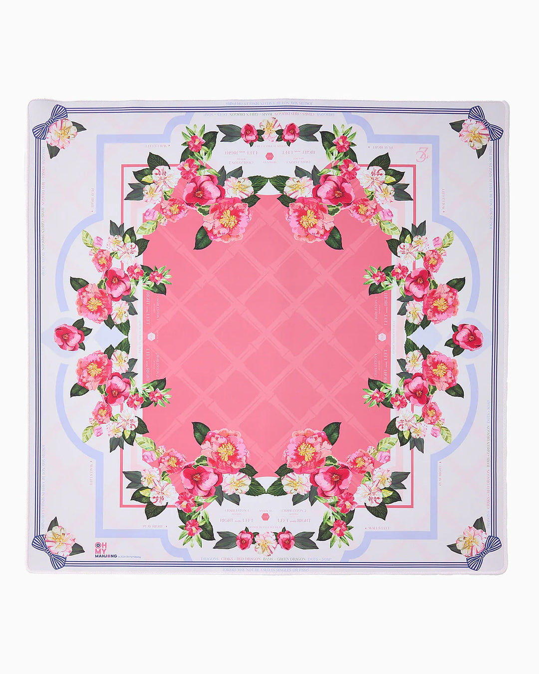 Camellia Mahjong Mat by Oh My Mahjong