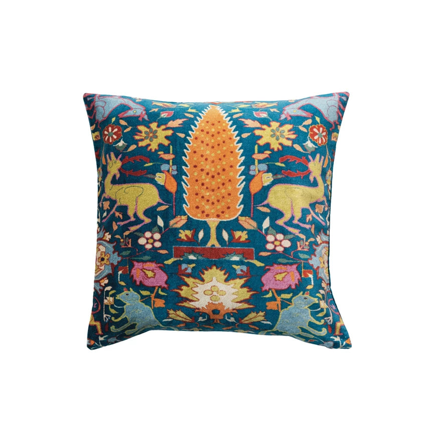 Woodland Pattern Pillow