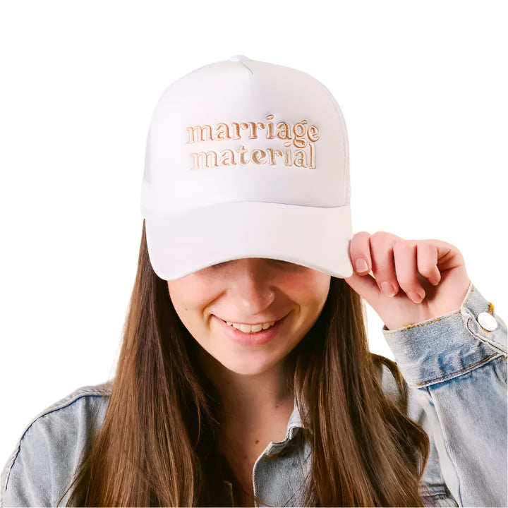 Marriage Material Trucker Hat