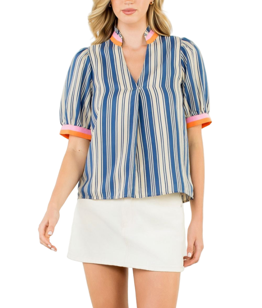 Faith Stripe Top