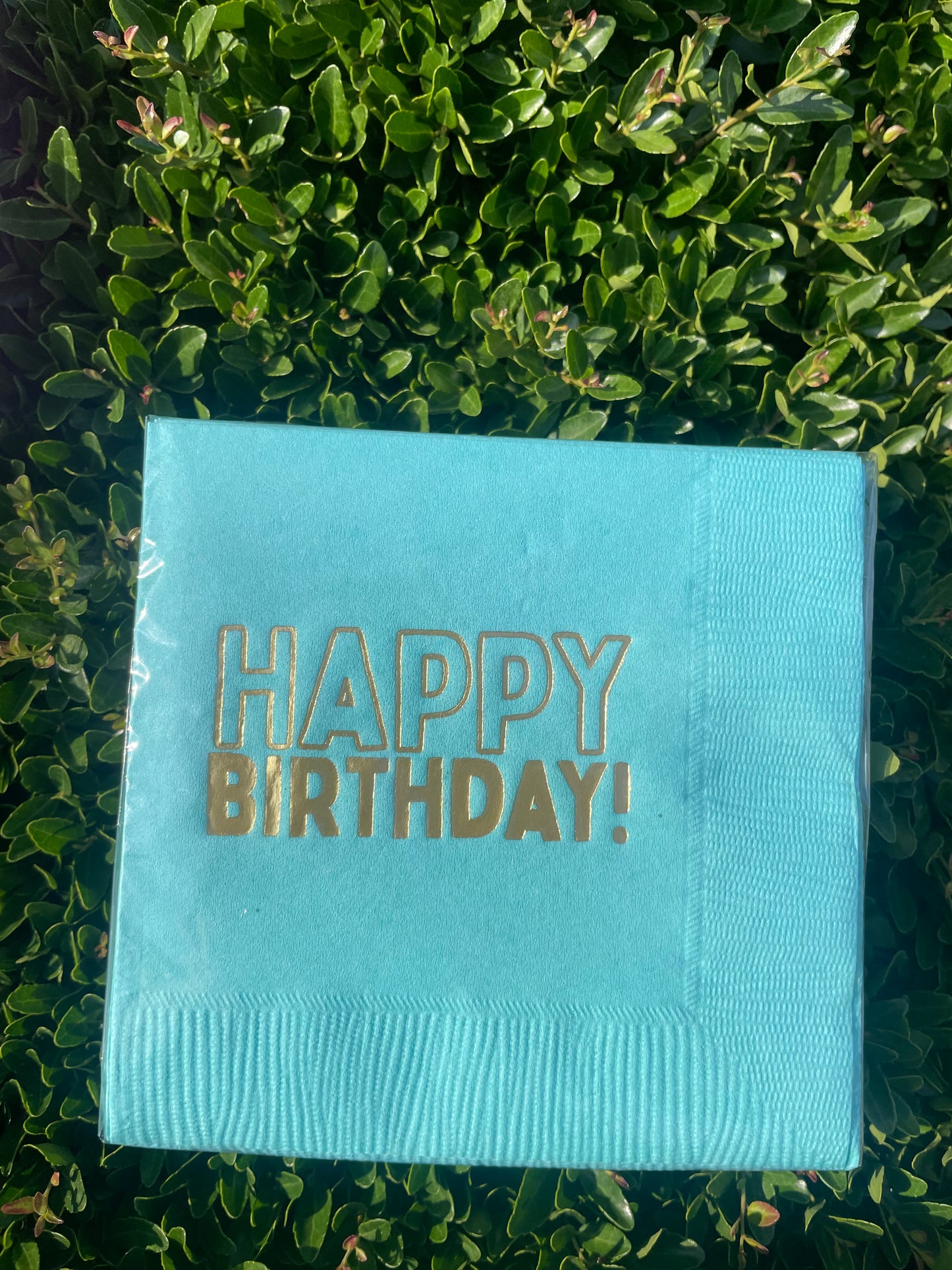 Happy Birthday Napkins by Pickering Boxwood