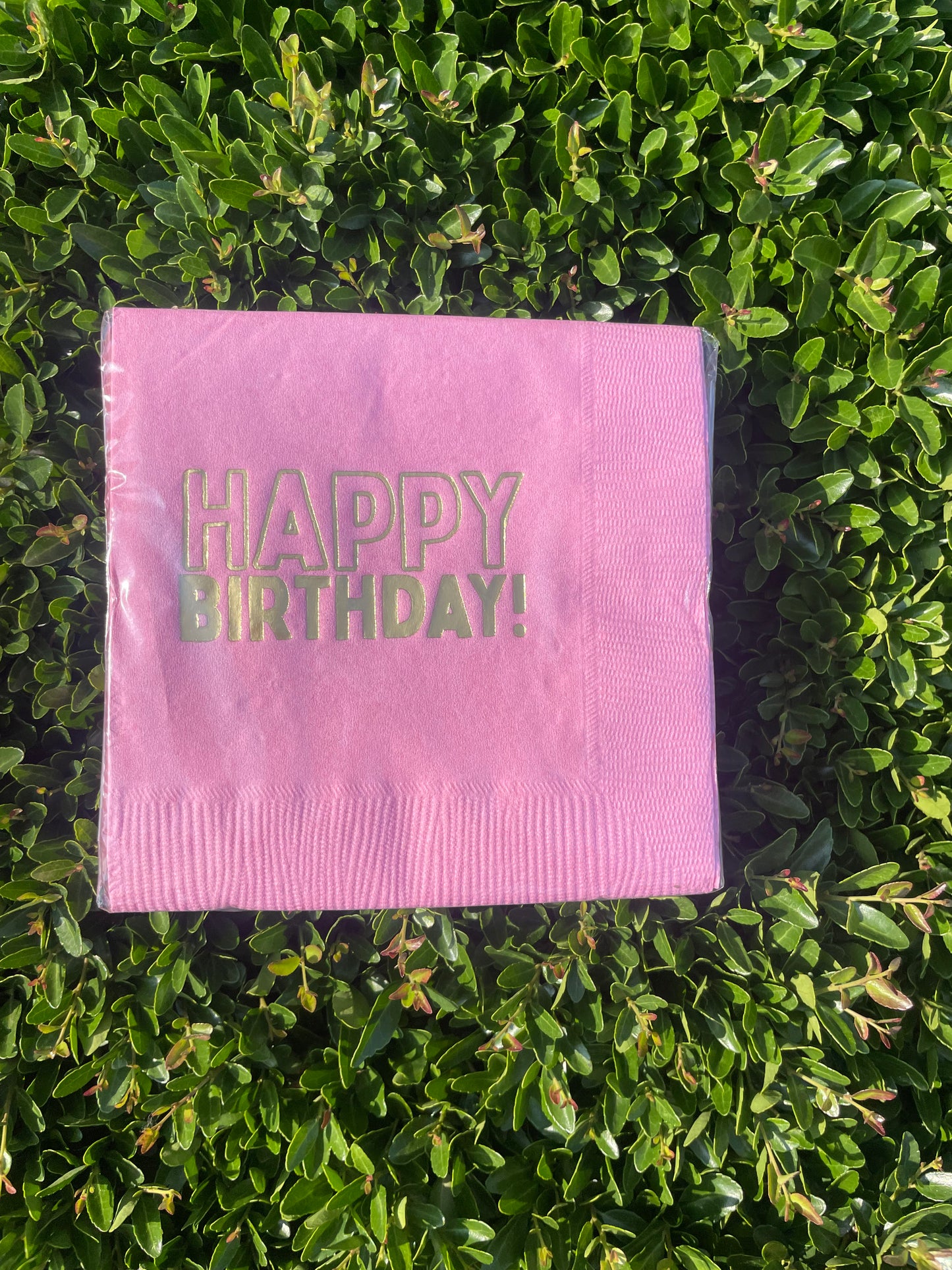 Happy Birthday Napkins by Pickering Boxwood