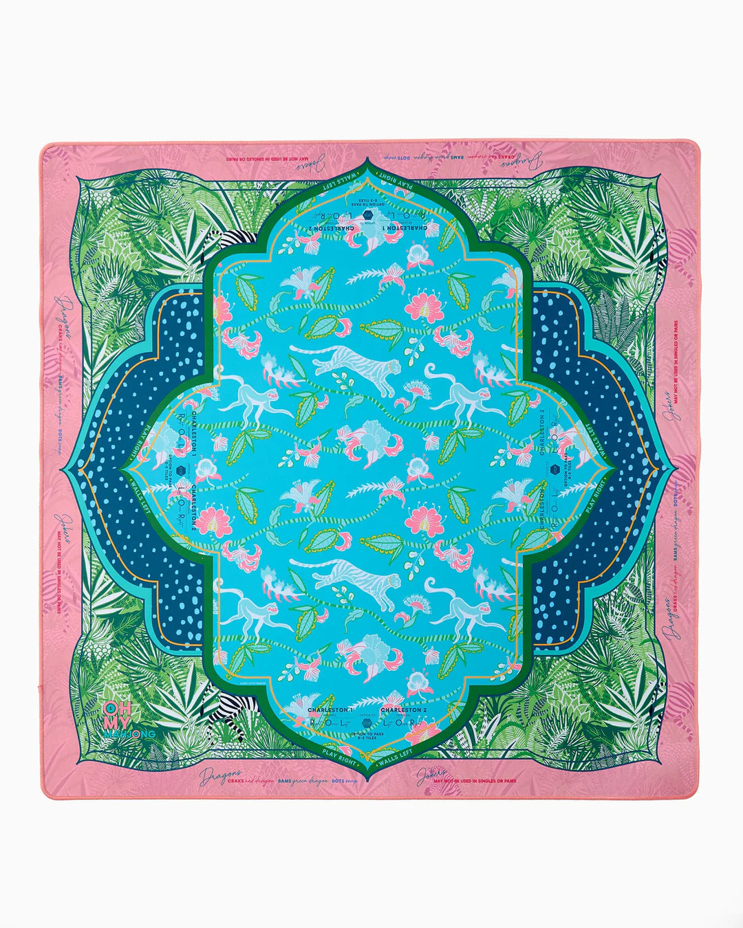 Serengeti Mahjong Mat by Oh My Mahjong