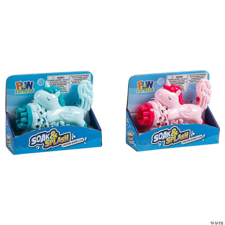 Soak & Splash Unicorn Bubble Gun