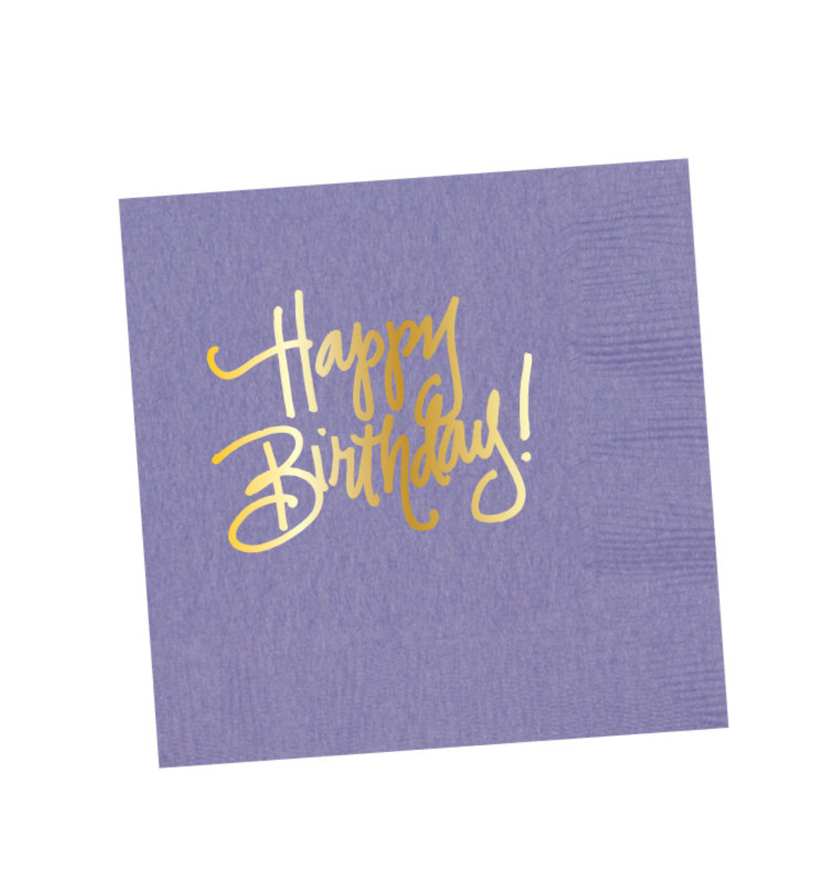 Happy Birthday Napkins - Pickering Boxwood