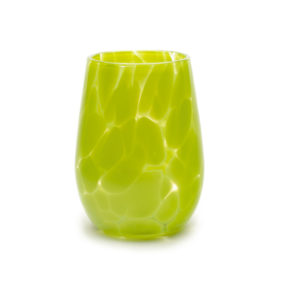Stemless Fritsy Wine Glass