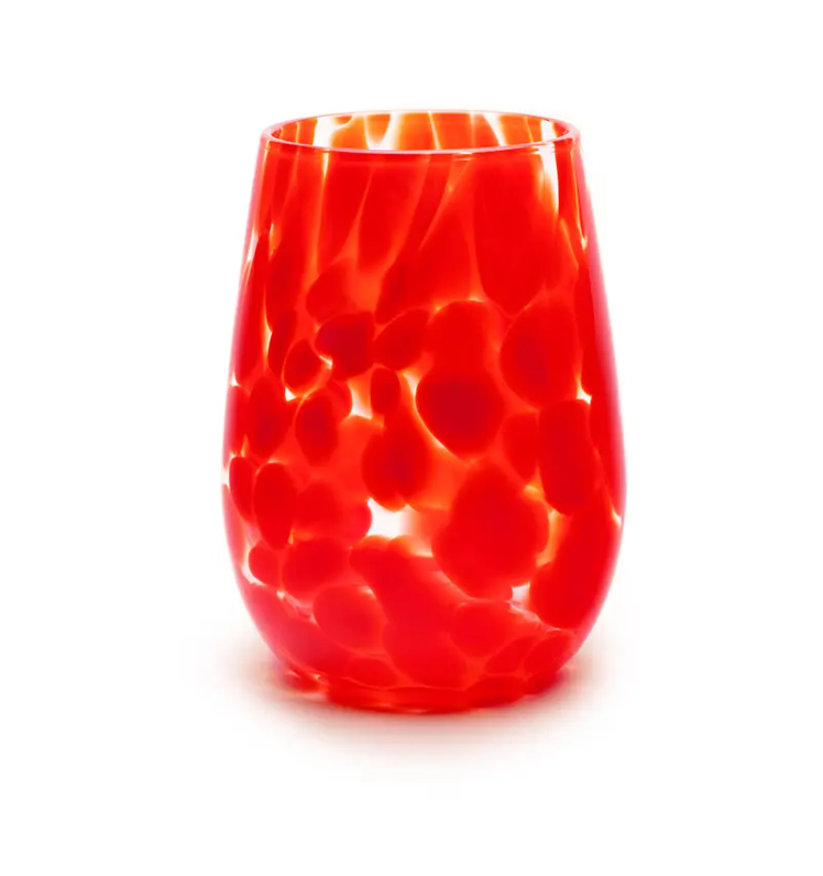Stemless Fritsy Wine Glass