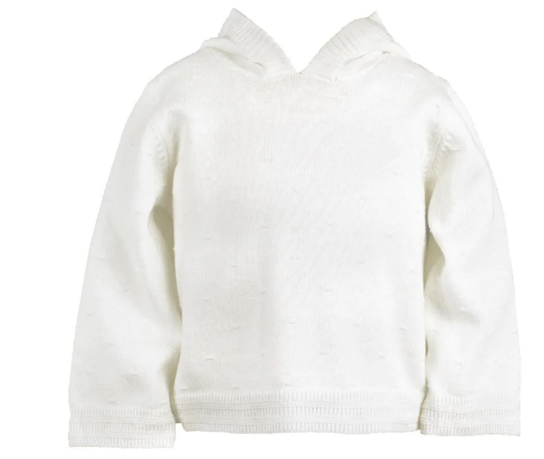 White cardigan