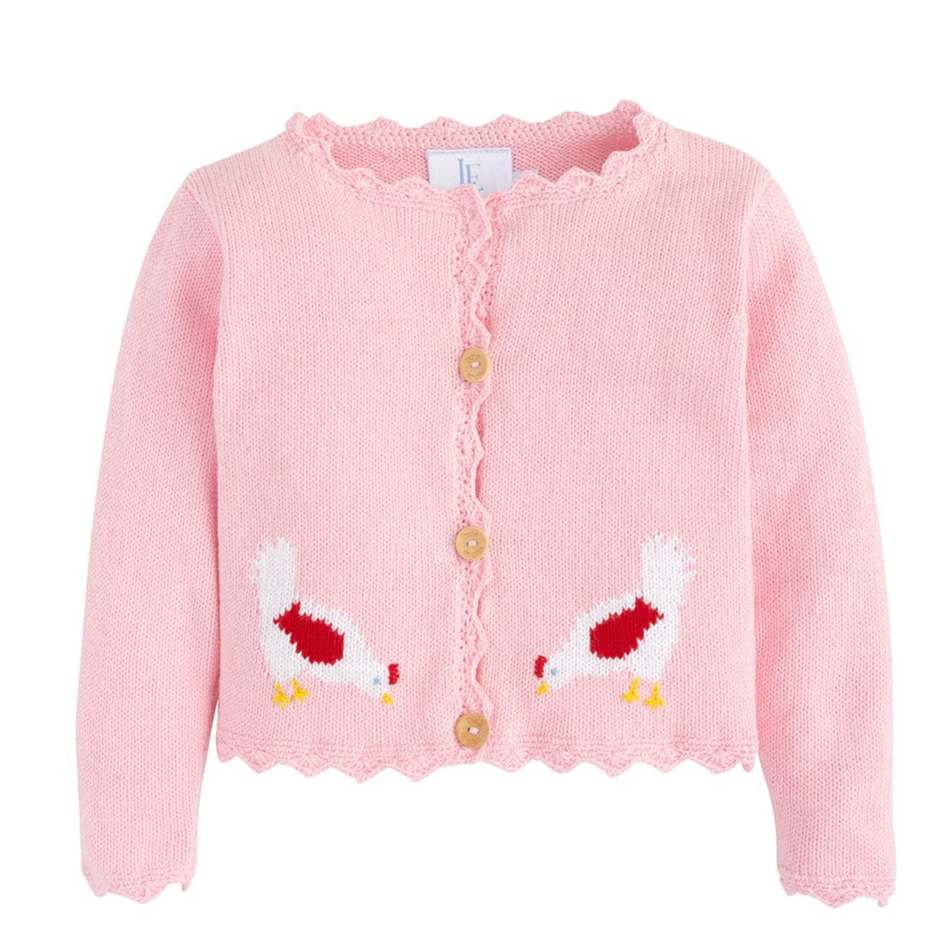 Little English Intarsia Cardigan
